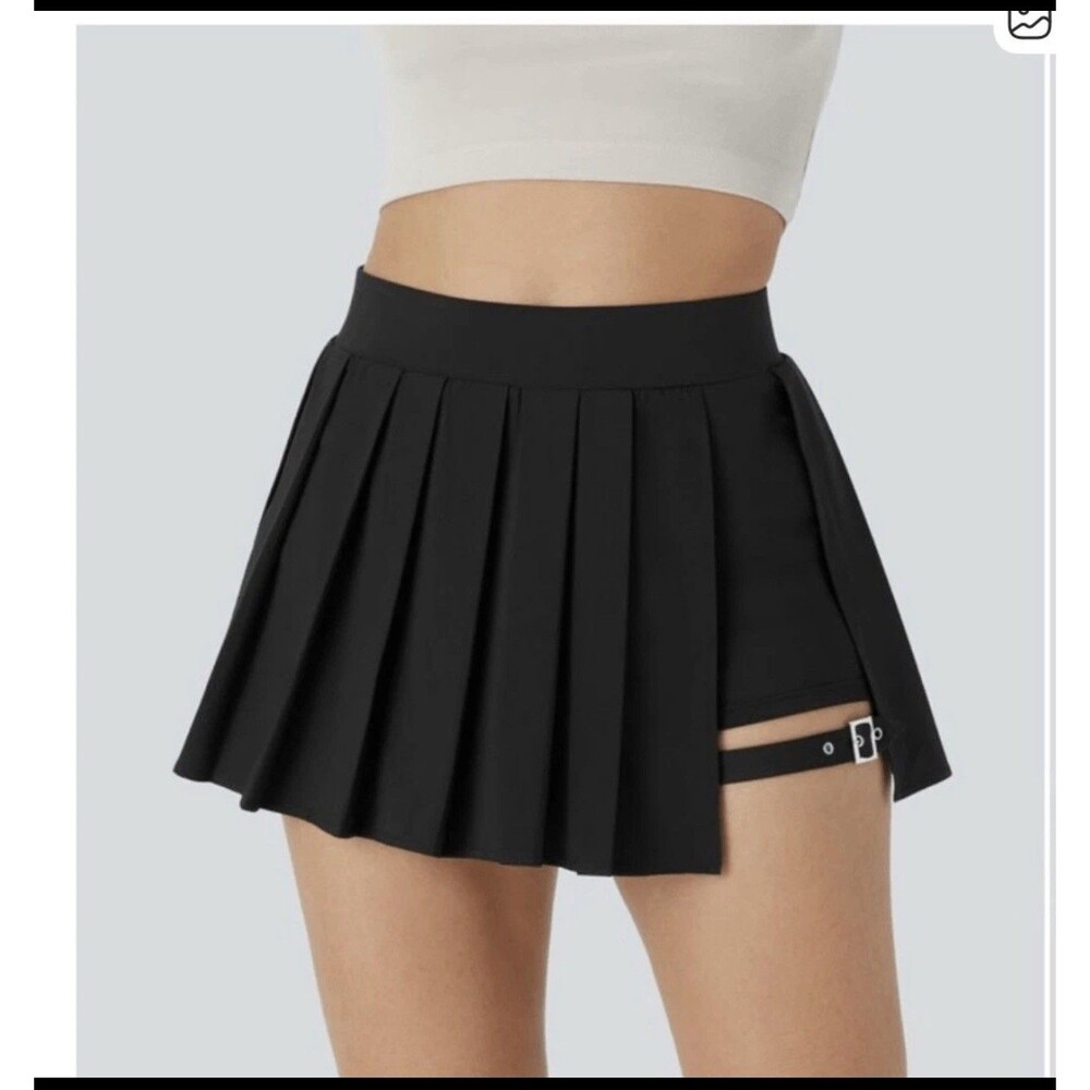Halara Breezeful Pleated 2-in-1 Adjustable Buckle Quick Dry Micro Mini Skort 3xl